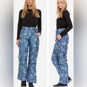 NWT ARTIC QUEST WOMEN”S INSULATED SKI/SNOW GREY TIE DYE SKI PANTS SIZE XL